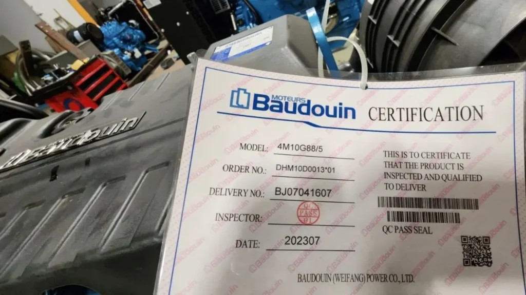 Baudouin Dieselgenerator Set